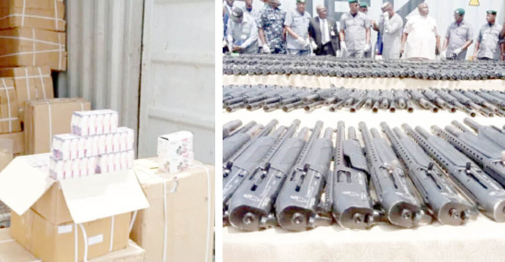 Customs intercepts arms drugs worth n13 9bn in rivers - nigeria newspapers online